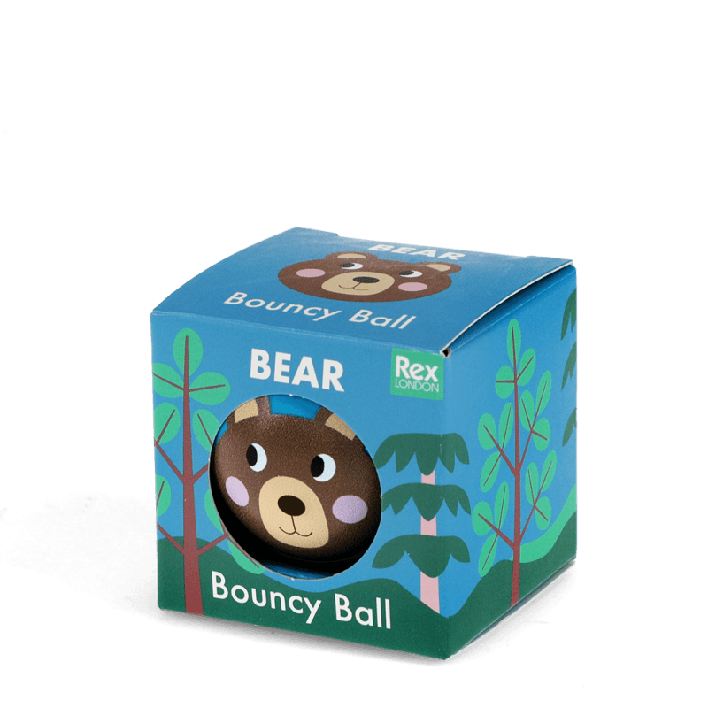 Rex London Bouncy Ball - Bear (blue)