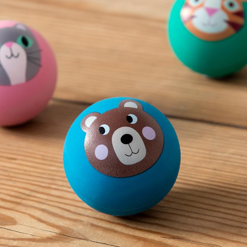 rex london Bouncy ball - Bear (blue)