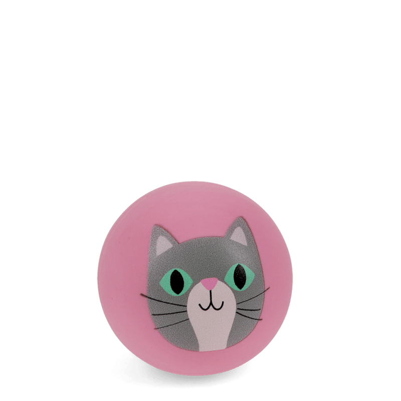 Rex London Bouncy Ball - Cat (pink)