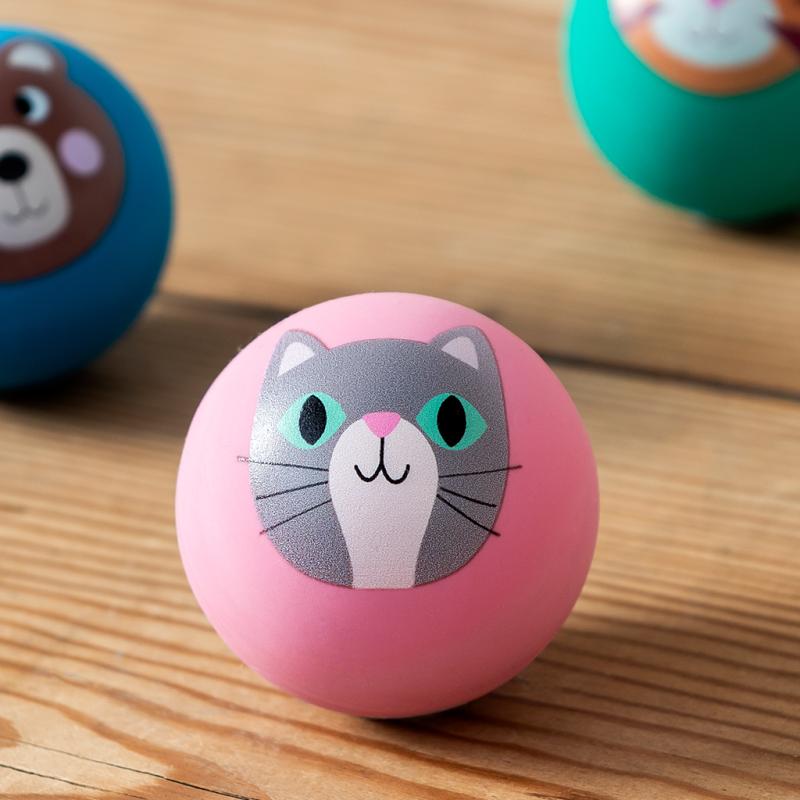 rex london Bouncy ball - Cat (pink)