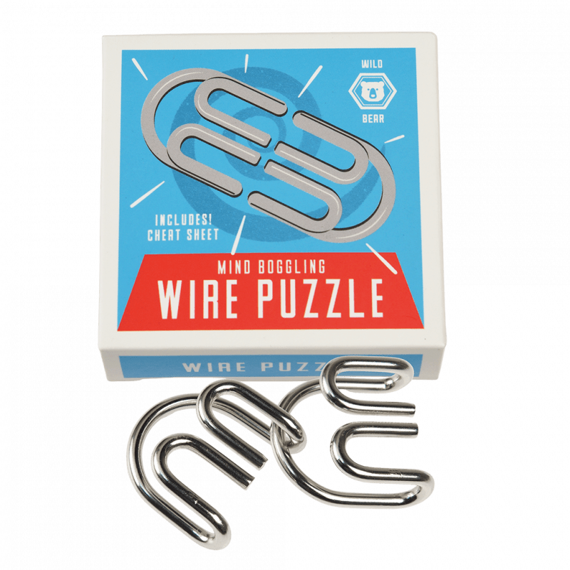 Rex London Brain Teaser Wire Puzzle - Wild Bear