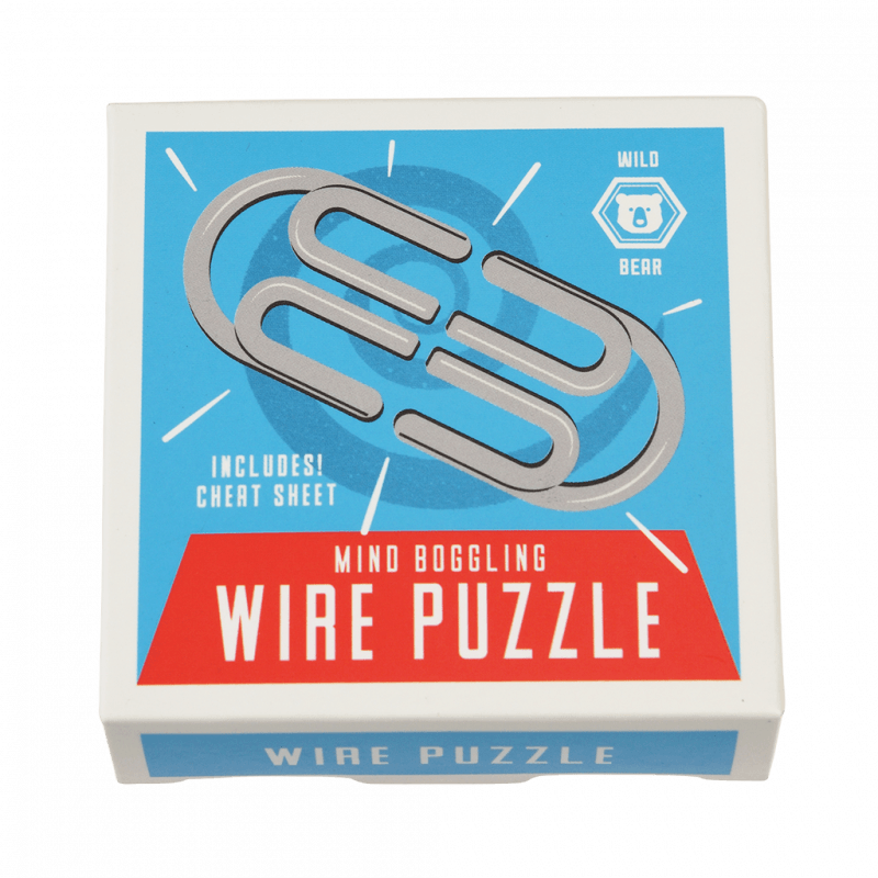 Rex London Brain Teaser Wire Puzzle - Wild Bear