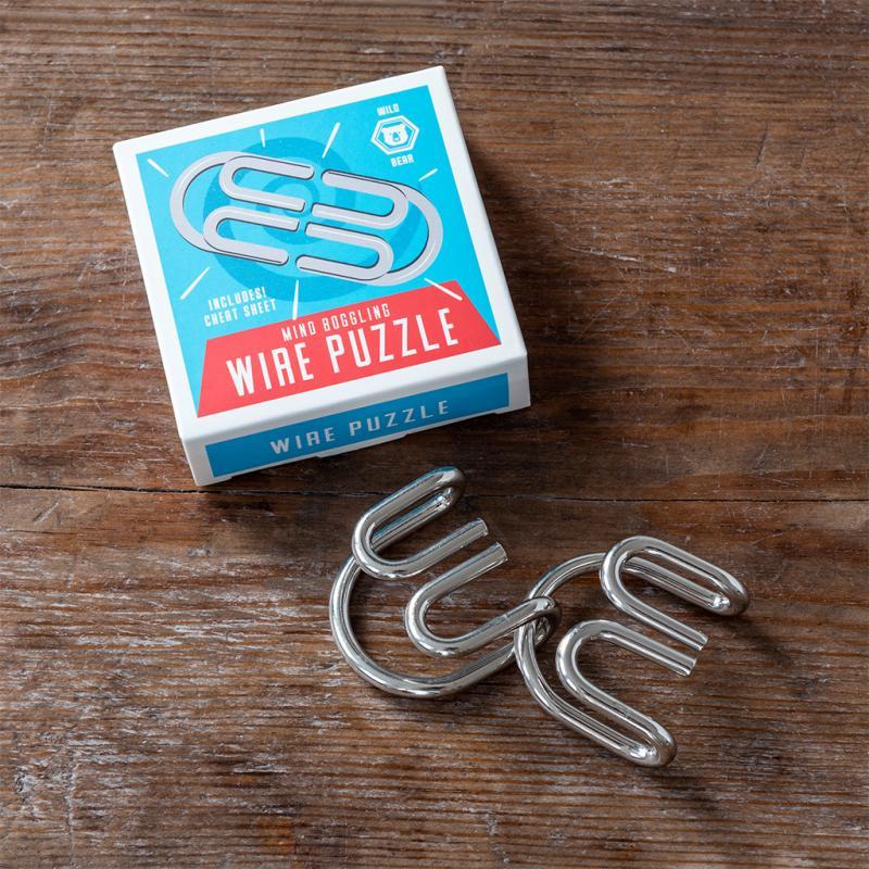 rex london Brain teaser wire puzzle - Wild Bear