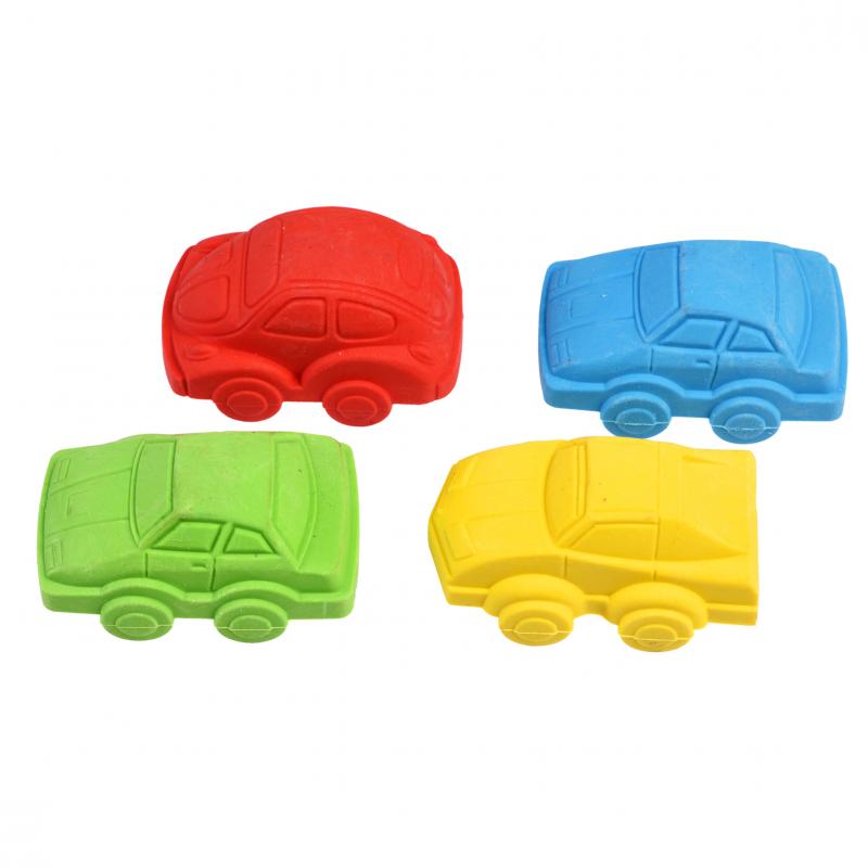 Rex London Car Erasers (set Of 4) - Road Trip