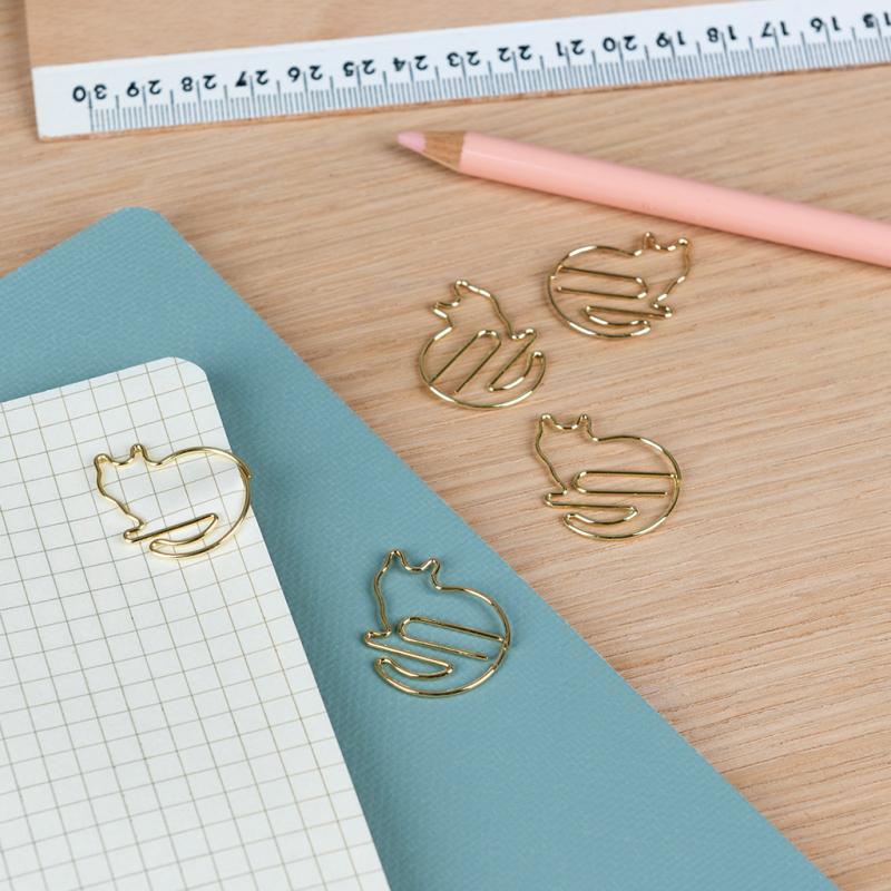rex london Cat paper clips (set of 5) - Nine Lives