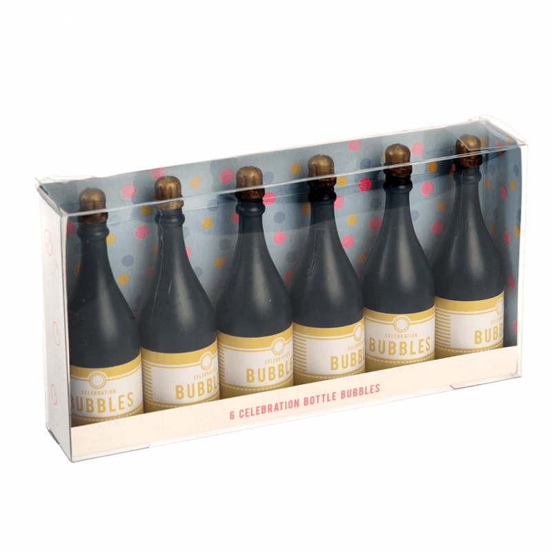 Rex London Celebration Bottle Bubbles (pack Of 6)