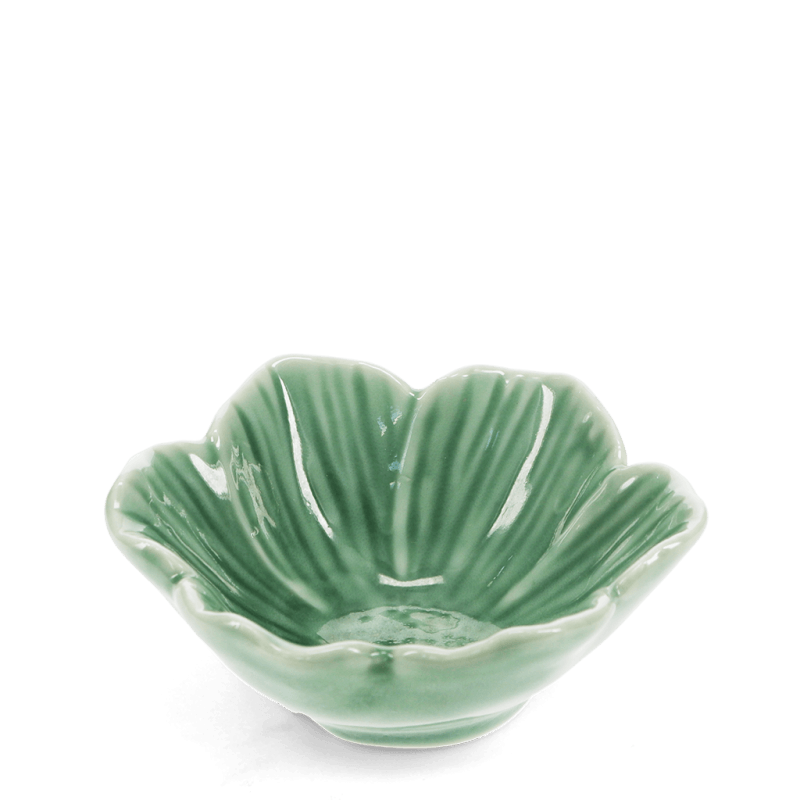 Rex London Ceramic Flower Bowl 9cm - Green