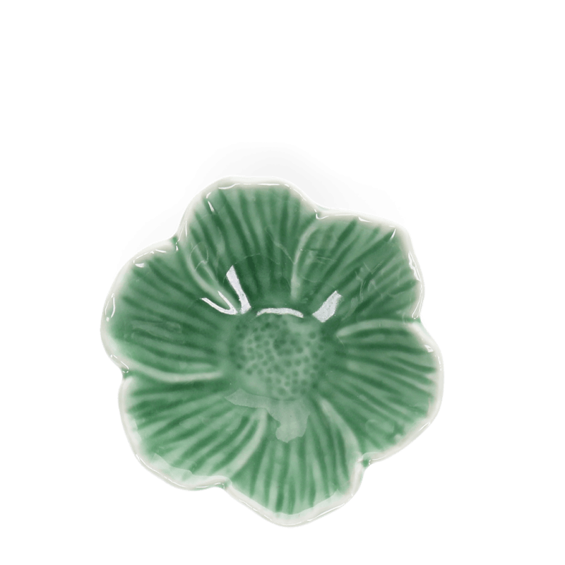 Rex London Ceramic Flower Bowl 9cm - Green