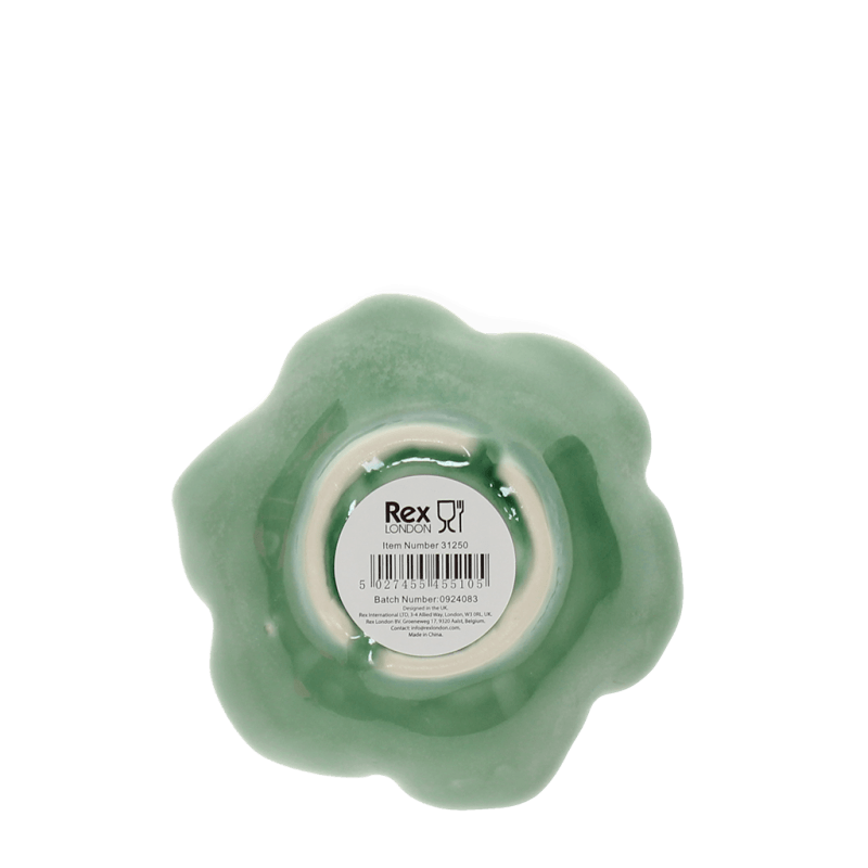 Rex London Ceramic Flower Bowl 9cm - Green
