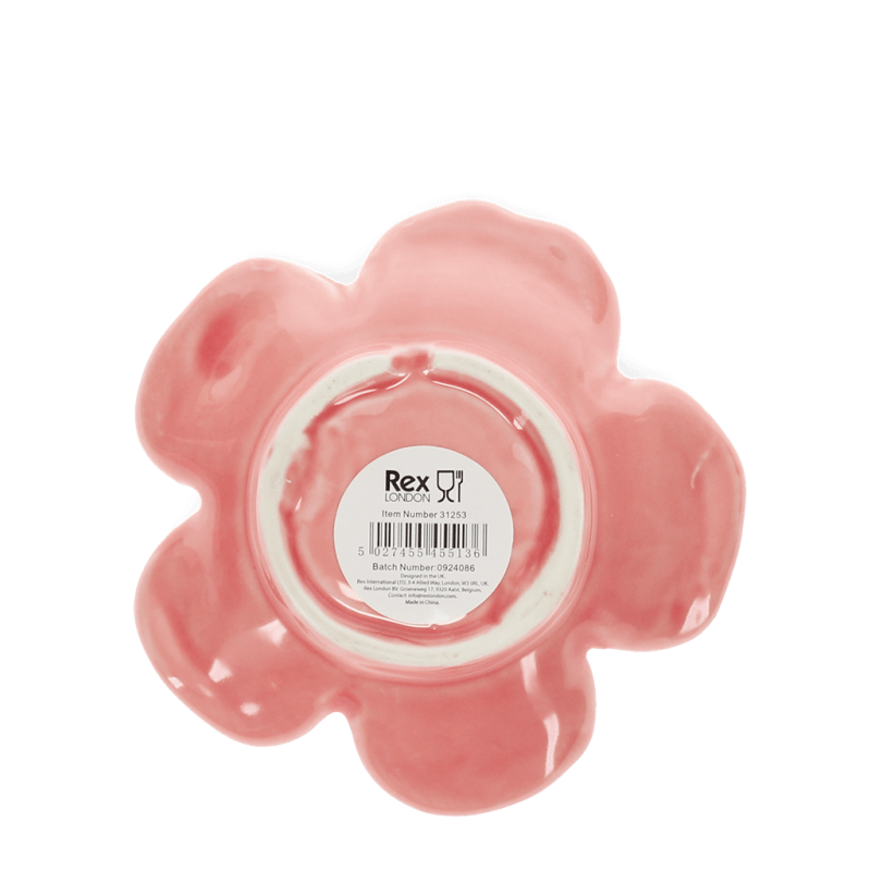Rex London Ceramic Flower Dish 11cm - Pink