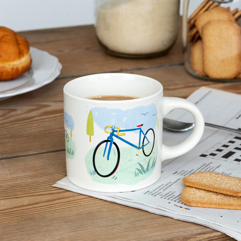 rex london Ceramic mug 350ml - Cyclist