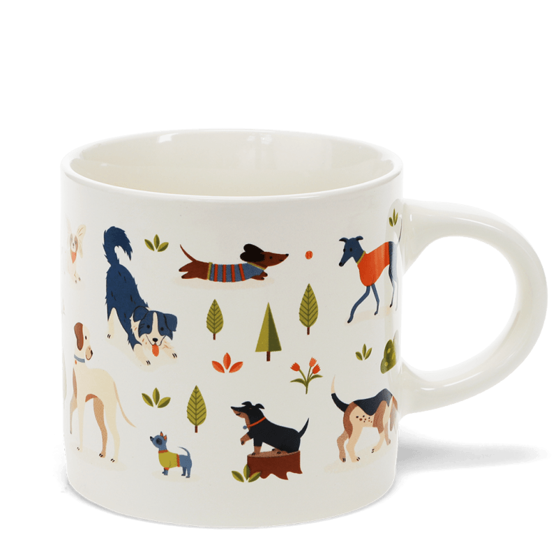 Rex London Ceramic Mug 350ml - Dog Park