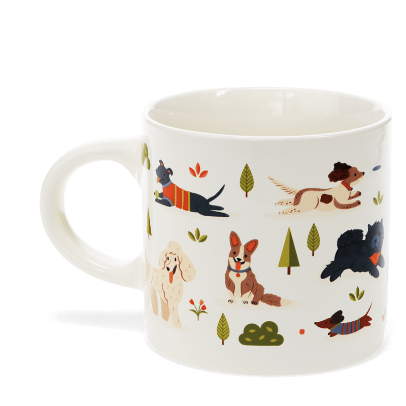 Rex London Ceramic Mug 350ml - Dog Park