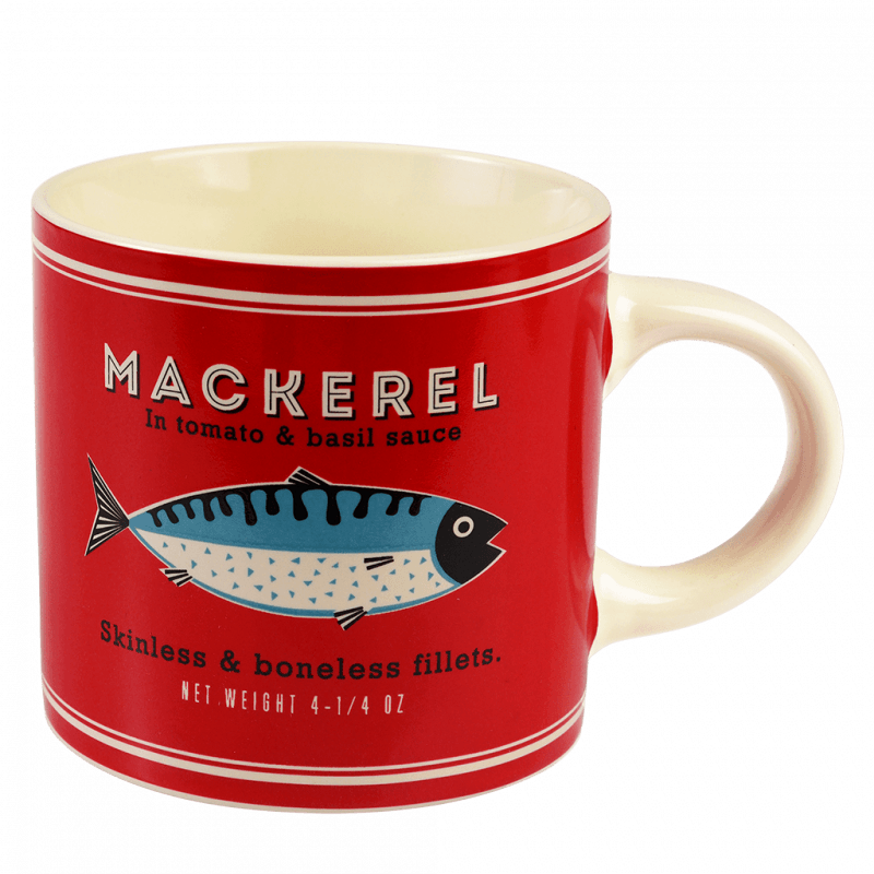 Rex London Ceramic Mug 350ml - Fish MACKEREL