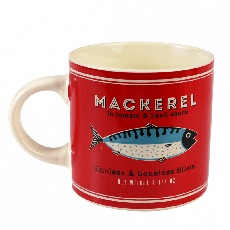 Rex London Ceramic Mug 350ml - Fish MACKEREL