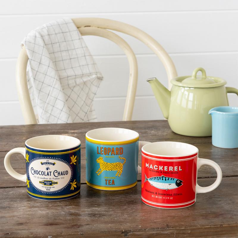 Rex London Ceramic Mug 350ml - Fish MACKEREL