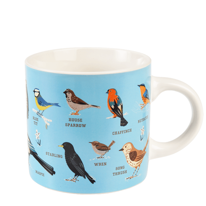 Rex London Ceramic Mug 350ml - Garden Birds