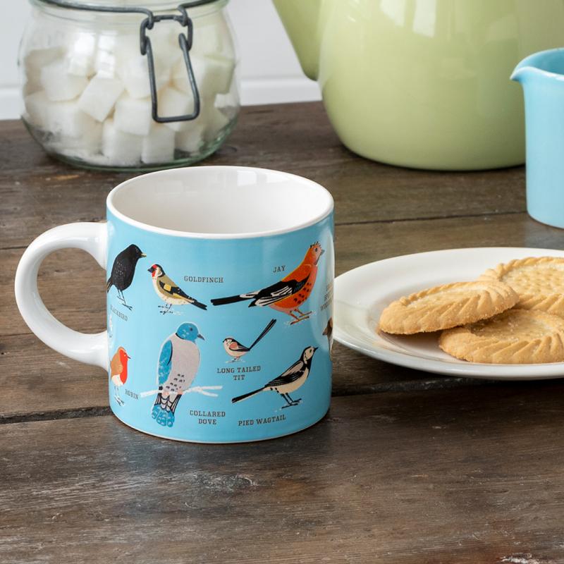 rex london Ceramic mug 350ml - Garden Birds