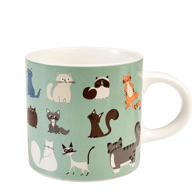 Rex London Ceramic Mug 350ml - Nine Lives