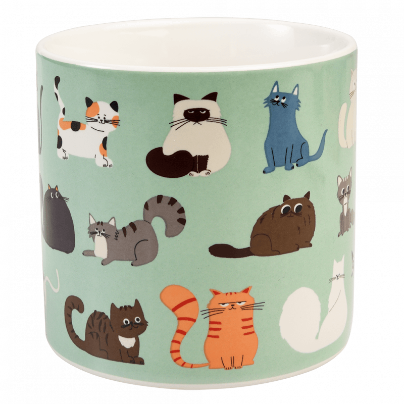 Rex London Ceramic Mug 350ml - Nine Lives