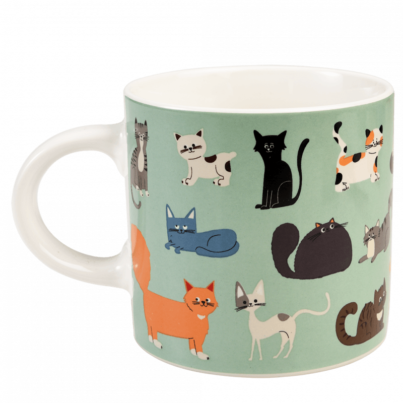 Rex London Ceramic Mug 350ml - Nine Lives
