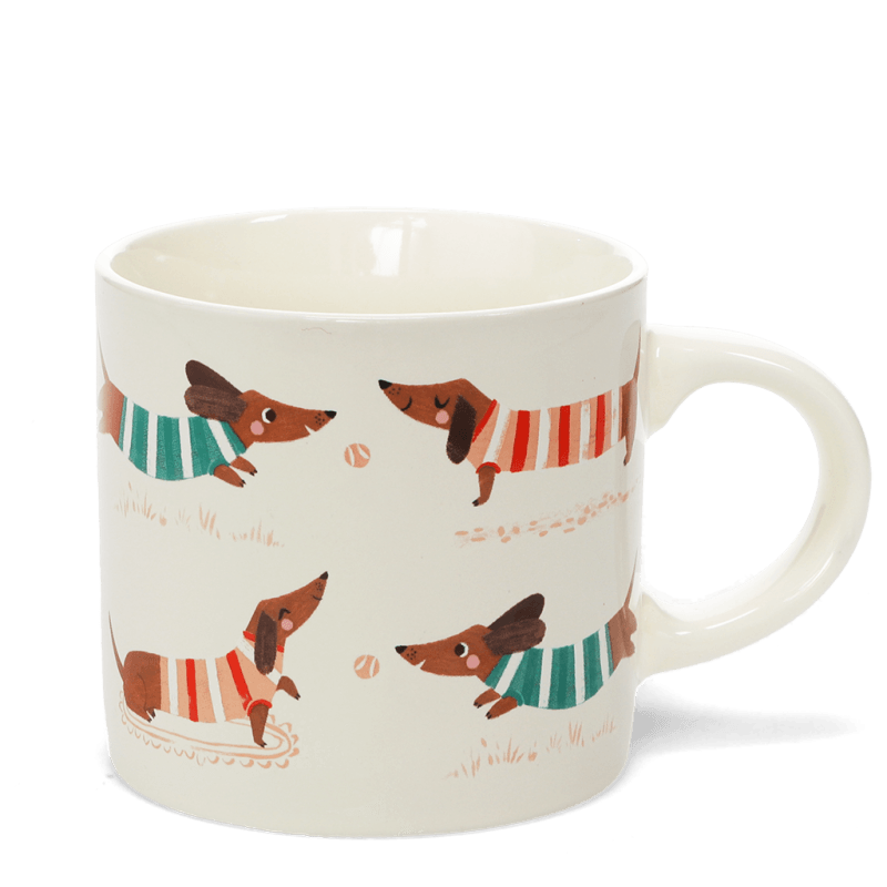 Rex London Ceramic Mug 350ml - Sausage Dog