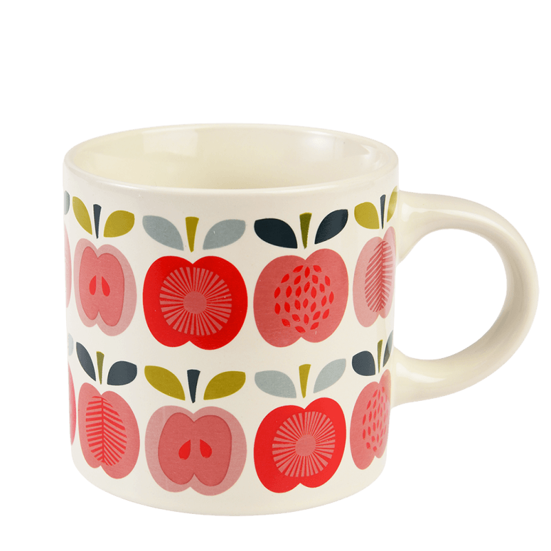Rex London Ceramic Mug 350ml - Vintage Apple
