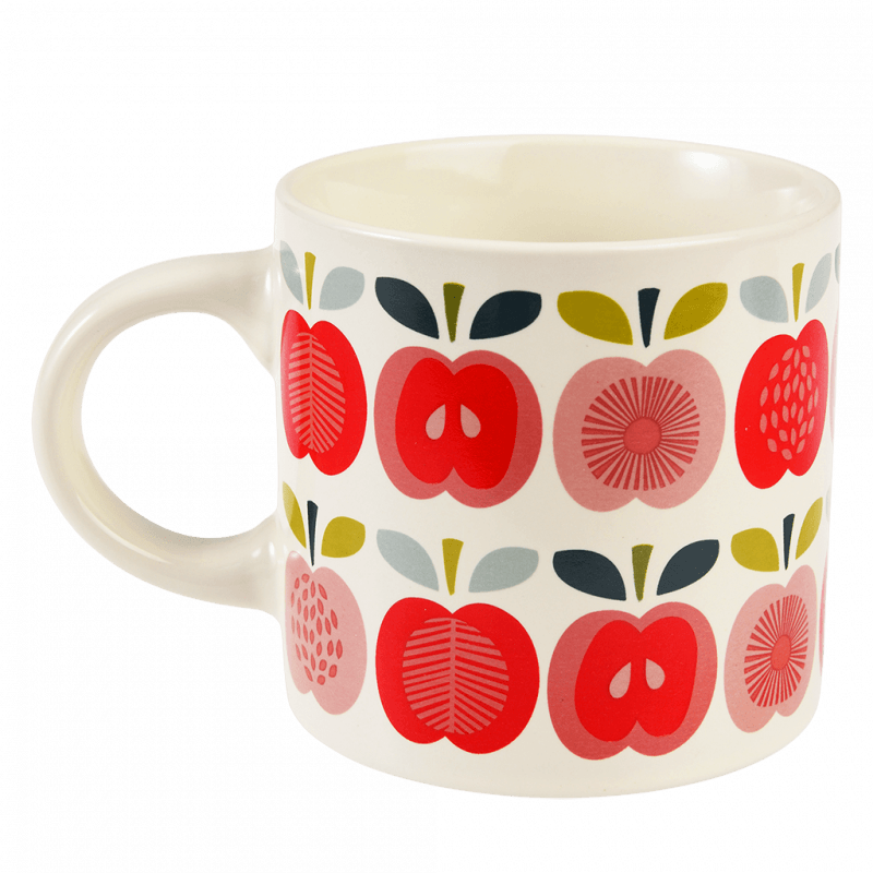 Rex London Ceramic Mug 350ml - Vintage Apple