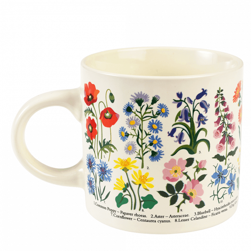 Rex London Ceramic Mug 350ml - Wild Flowers