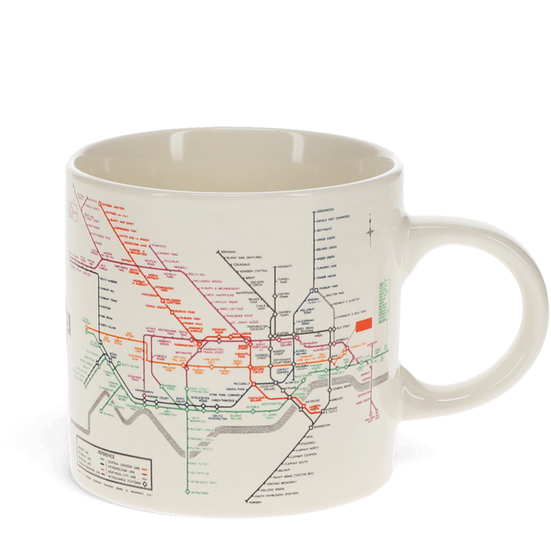 Rex London Ceramic Mug - TfL Heritage Tube Map