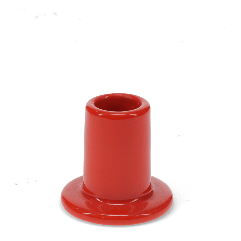 Rex London Ceramic Tube Candle Holder - Red