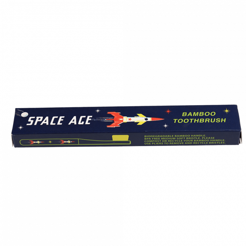 Rex London Children's Bamboo Toothbrush - Space Age