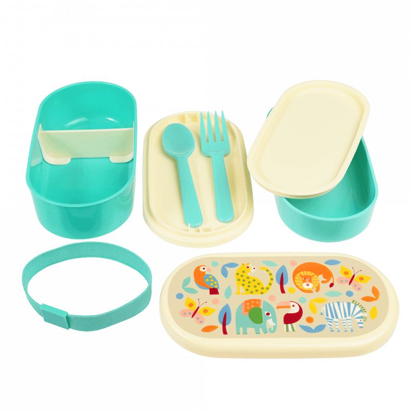 Rex London Children's Bento Box - Wild Wonders