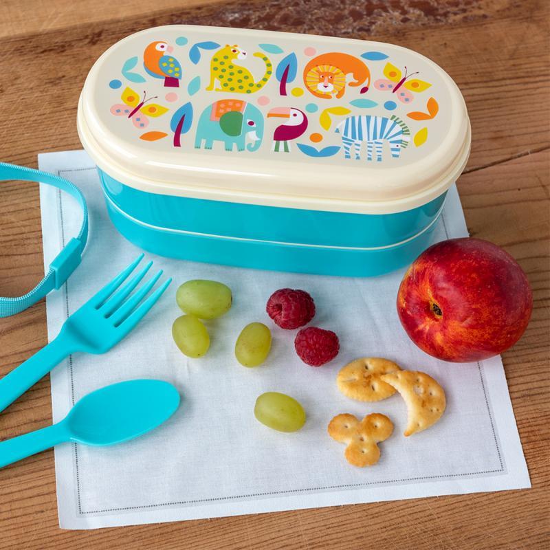 rex london Children's bento box - Wild Wonders