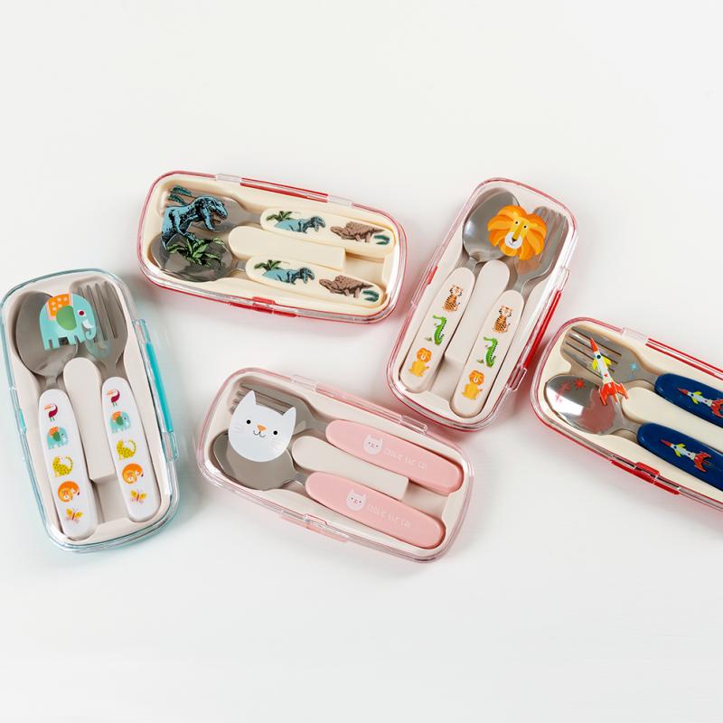 Rex London Children's Cutlery Set - Cookie The Cat