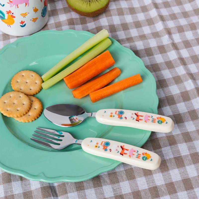 rex london Children's cutlery set - Farmyard
