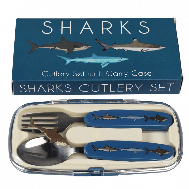 Rex London Children's Cutlery Set - Sharks