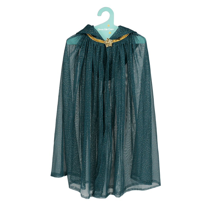Rex London Children's Glitter Cape - Blue