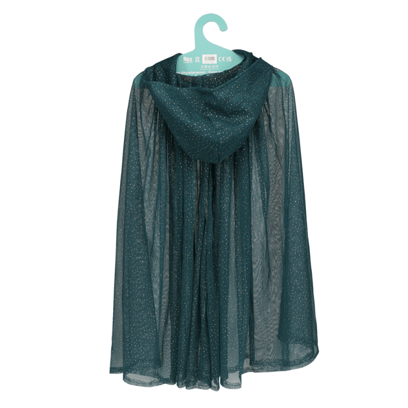 Rex London Children's Glitter Cape - Blue