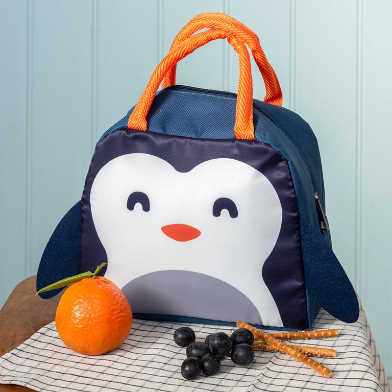 rex london Children's insulated lunch bag - Penguin