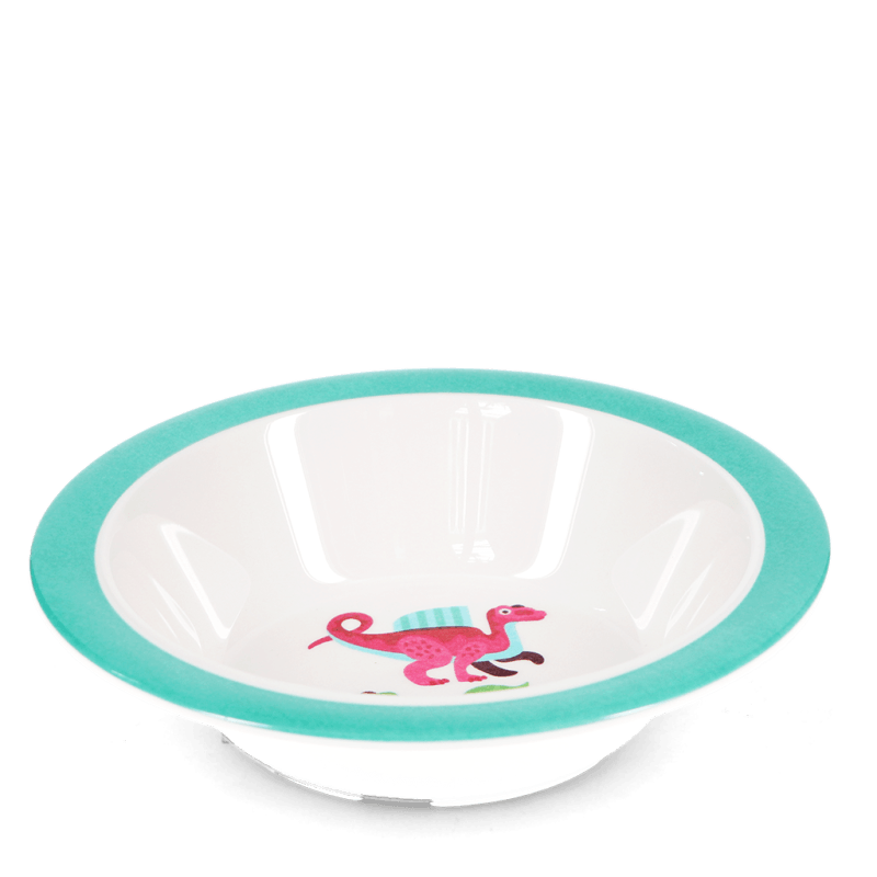 Rex London Children's Melamine Bowl - Baby Dinos