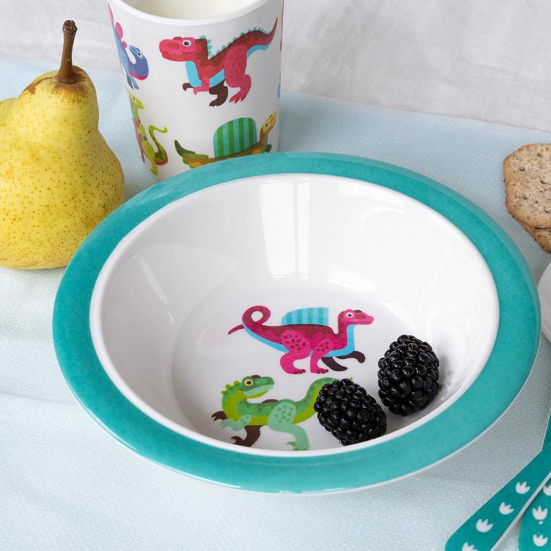 rex london Children's melamine bowl - Baby Dinos