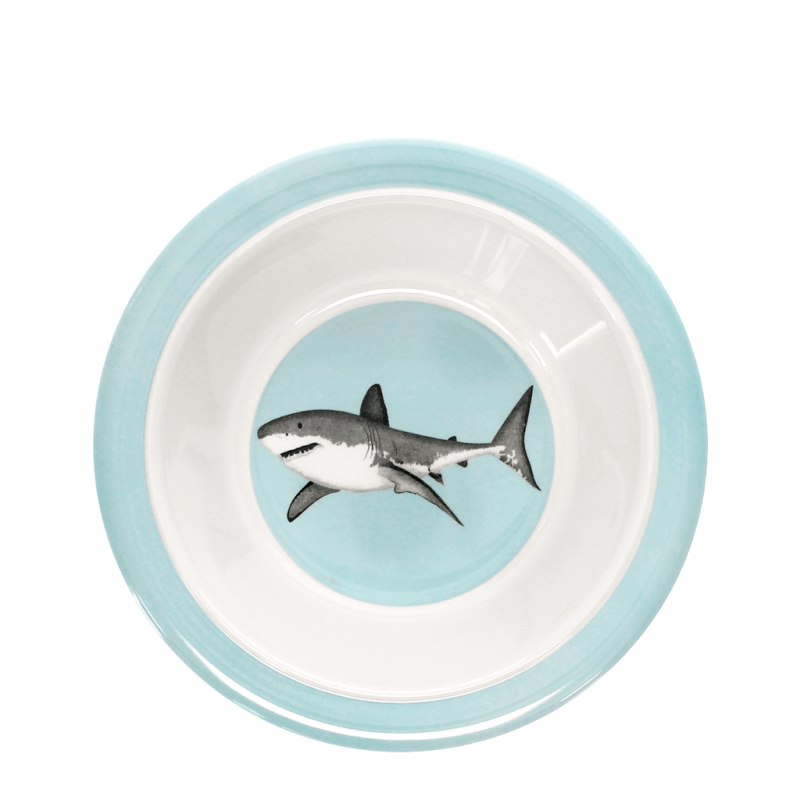 Rex London Children's Melamine Bowl - Sharks