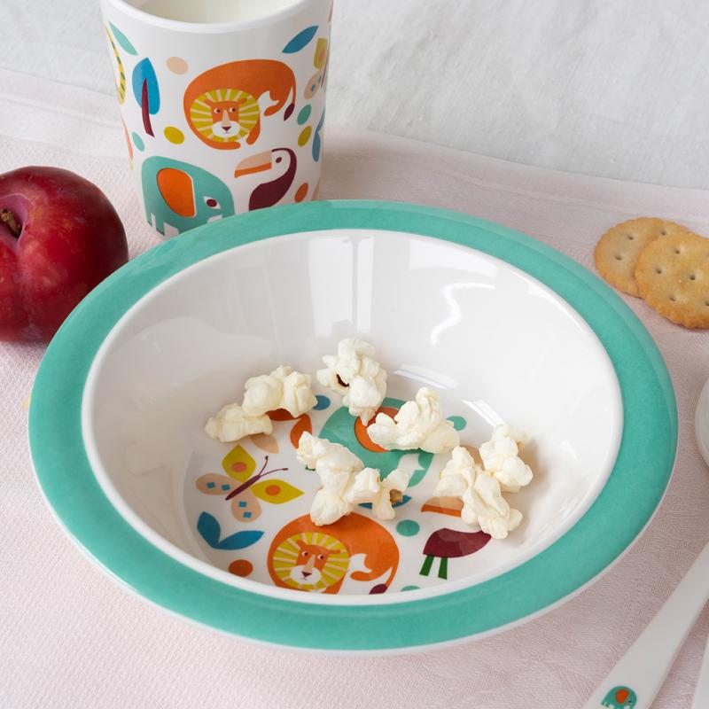 rex london Children's melamine bowl - Wild Wonders