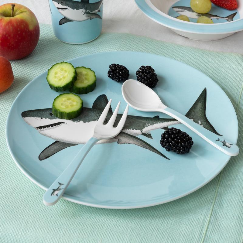 rex london Children's melamine plate - Sharks