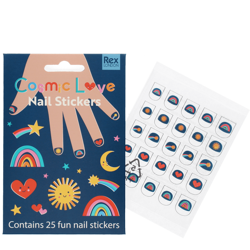Rex London Children's Nail Stickers - Cosmic Love