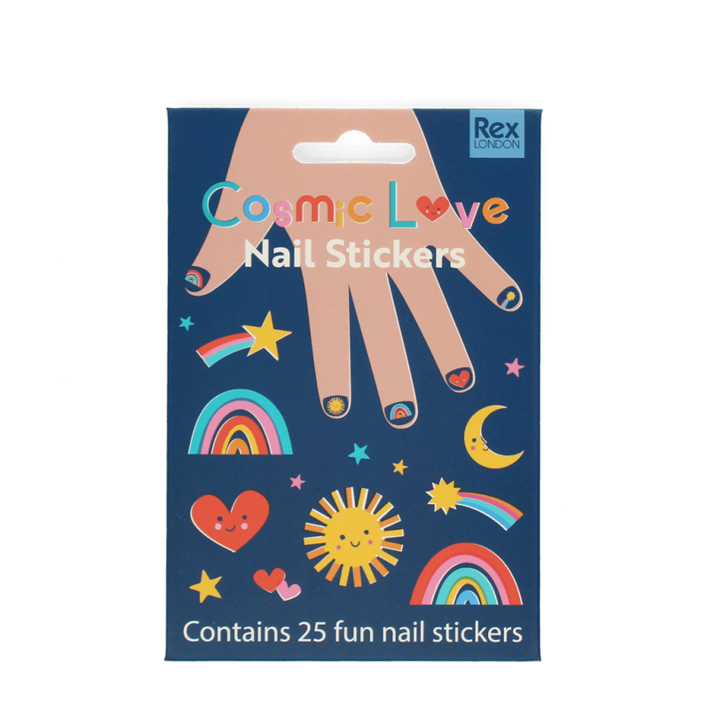 Rex London Children's Nail Stickers - Cosmic Love