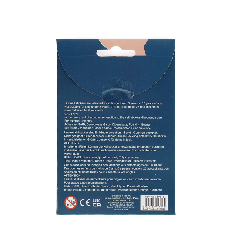 Rex London Children's Nail Stickers - Cosmic Love