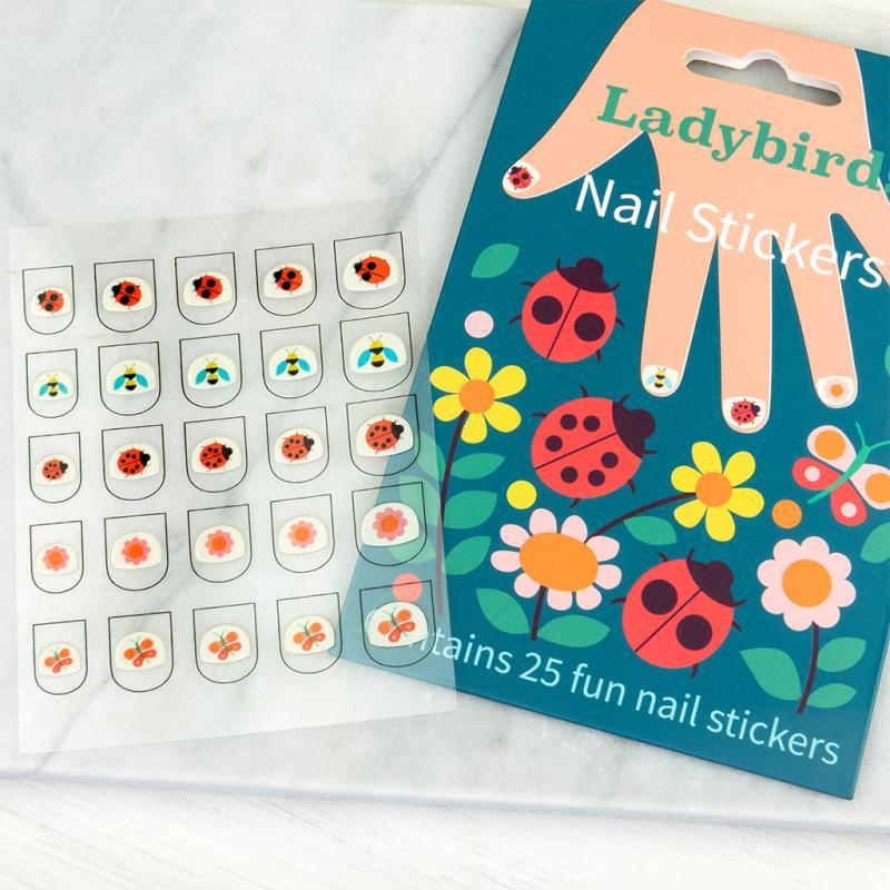 rex london Children’s nail stickers - Ladybird