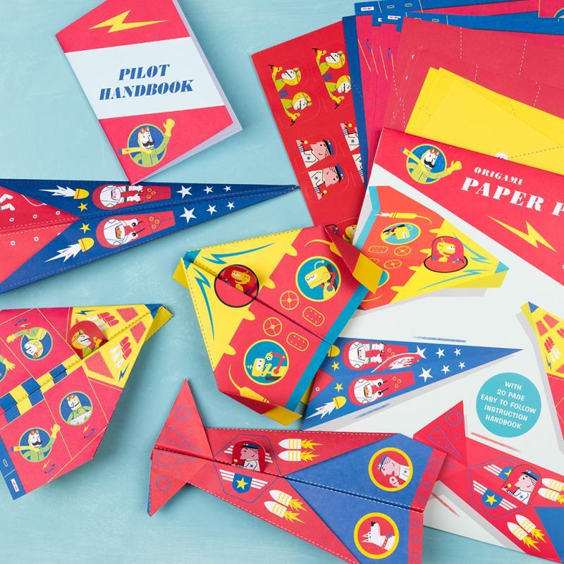 rex london Children's origami kit - Paper planes